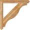 Ekena Millwork Funston Arts & Crafts Rough Sawn Bracket, Western Red Cedar, 4"W x 40"D x 40"H BKT04X40X40FST03RWR - alternate 3